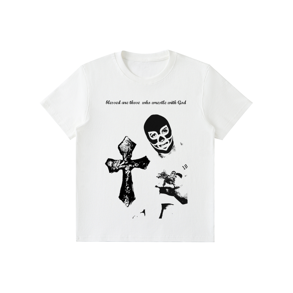 BLESSED ARE THOSE- FITTED RIBBED T-SHIRT