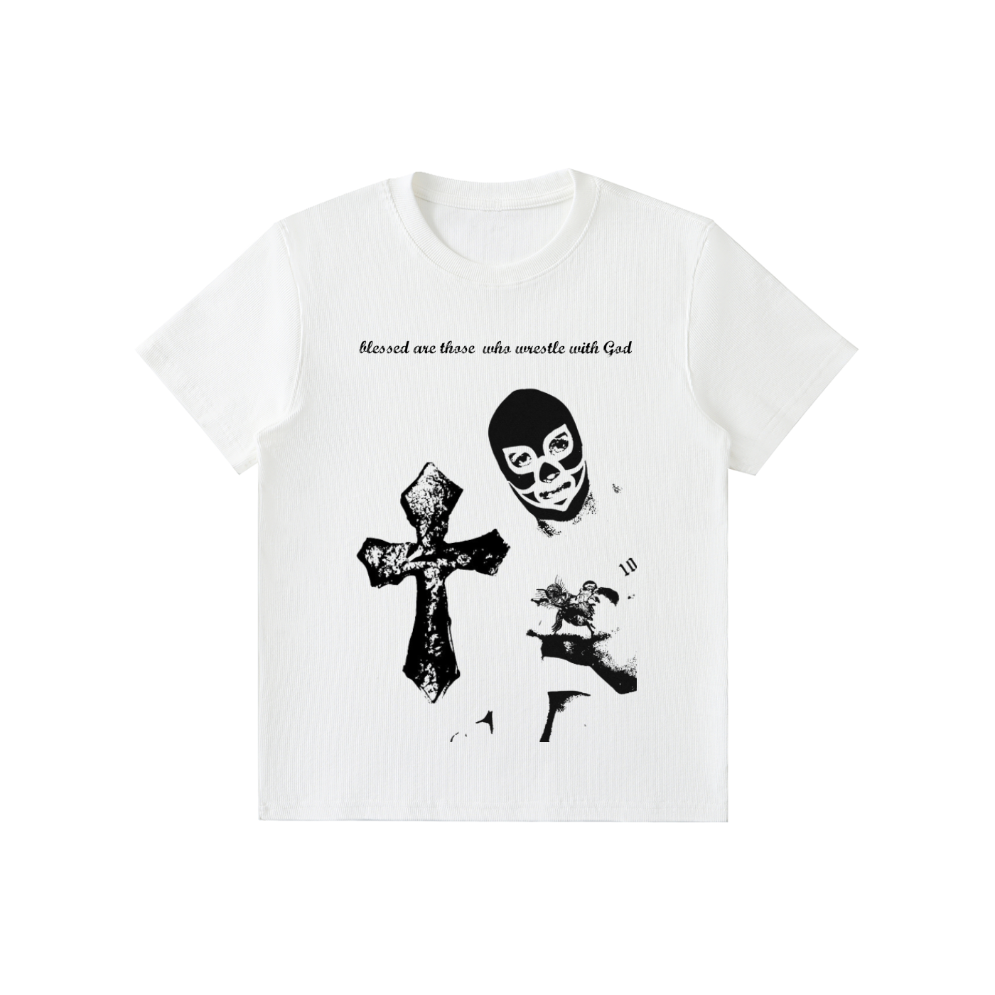 BLESSED ARE THOSE- FITTED RIBBED T-SHIRT